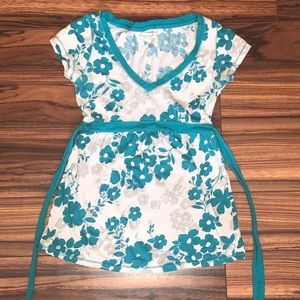 Donated- Aeropostale Floral baby-doll style top